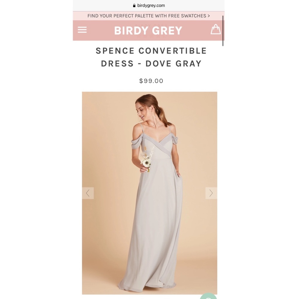 Birdy Grey Spence Convertible Dress in Dove Gray